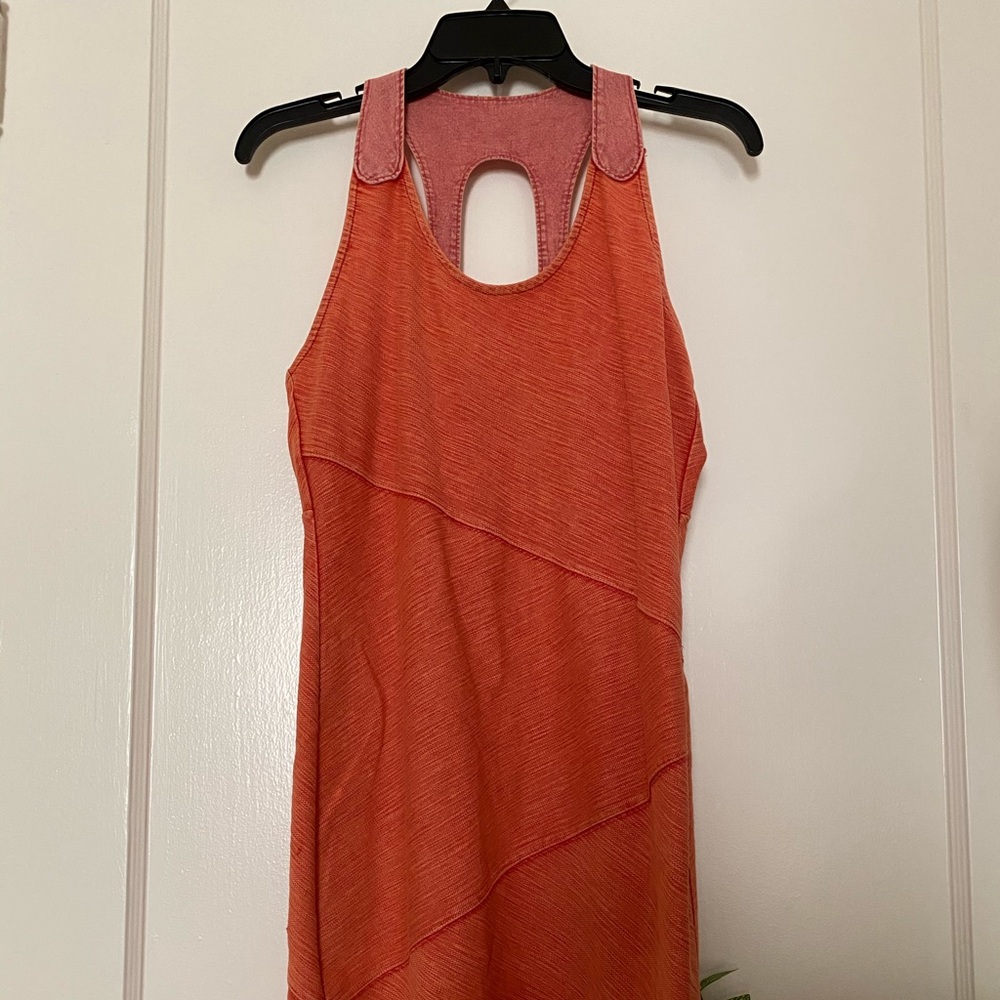 Free people orange bodycon mini dress